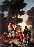 Francisco de goya y Lucientes A Walk in Andalusia oil painting on canvas